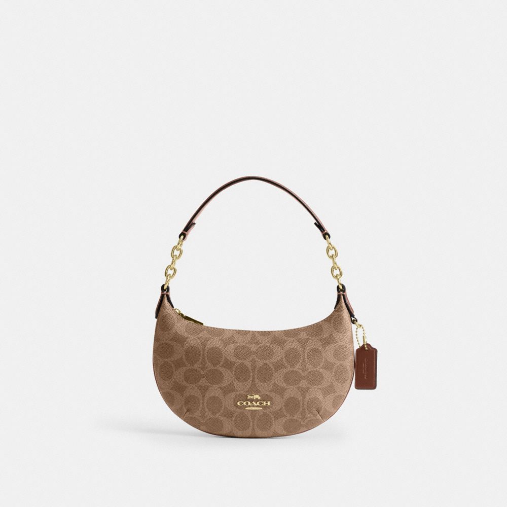 Coach Mini Payton Çantası Signature Canvas