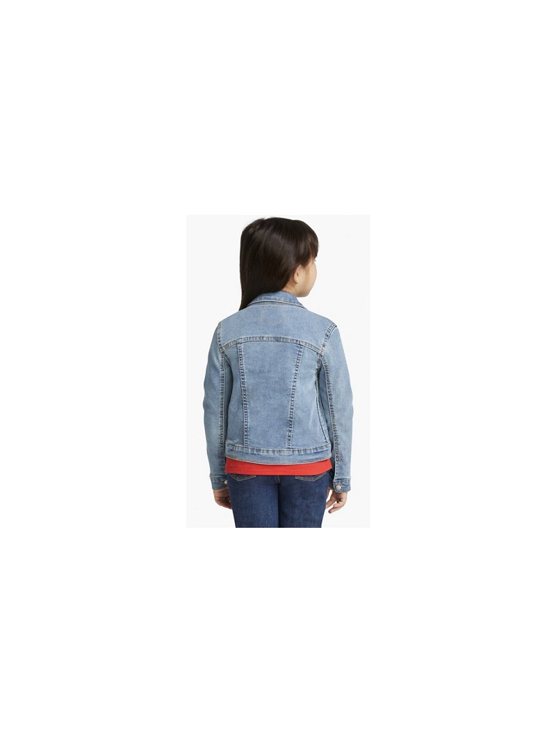 Levis Trucker Gödəkçə Kiçik Qızlar 4-6X