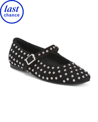 COPENHAGEN Suede For A While Mary Jane Ballerina Flats