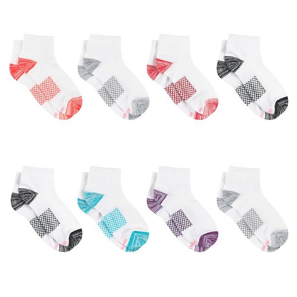 Hanes Ultimate Cool Comfort Qadın Nəfəs Alan Ayaq Bilək Corab 8-Paket