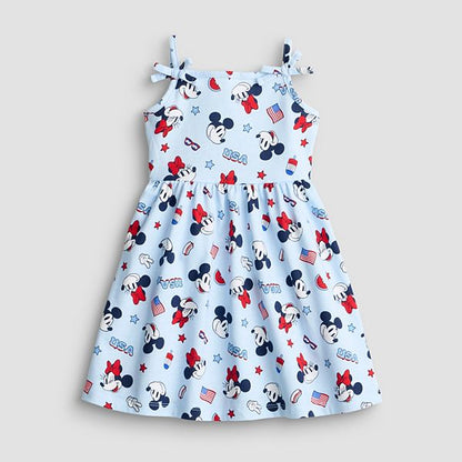 Uşaq Qız Jumping Beans® Disney Mickey Mouse və Minnie Mouse Atlet Geyimi
