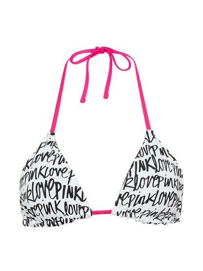 PINK Reversibel Üçbucaqlı String Bikini Üstü