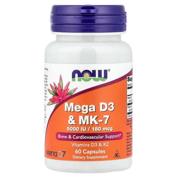 Now Foods Mega D3 Mk 7 60 Kapsul YoxYox
