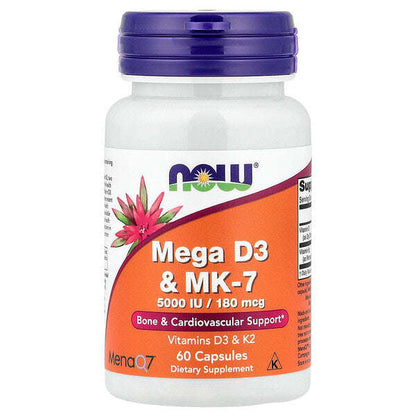 Now Foods Mega D3 Mk 7 60 Kapsul YoxYox