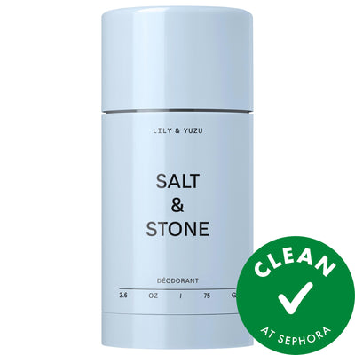 Salt & Stone Lily & Yuzu Tərkibində Alüminium Olmayan Ekstra Güclü Deodorant
