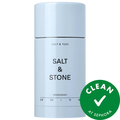 Salt & Stone Lily & Yuzu Tərkibində Alüminium Olmayan Ekstra Güclü Deodorant