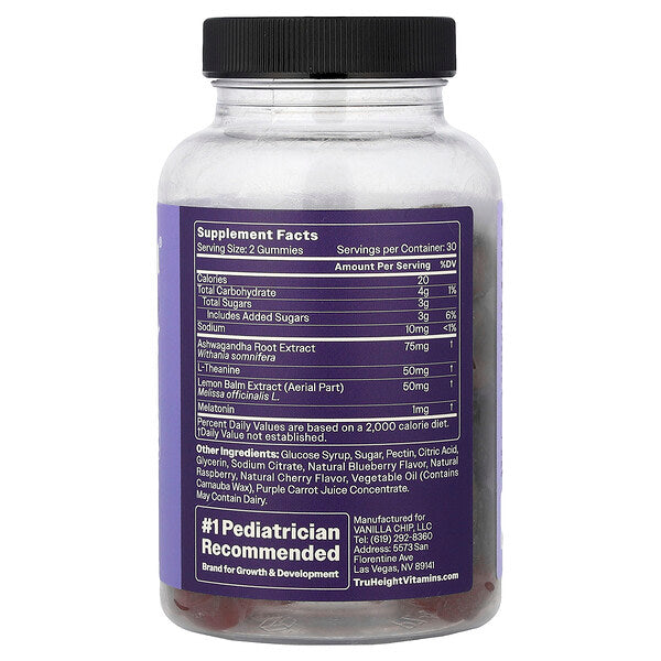 Truheight Uyqu Qamma Vitaminləri 5+ Yaş Çoxmeyvəli 60 Həb