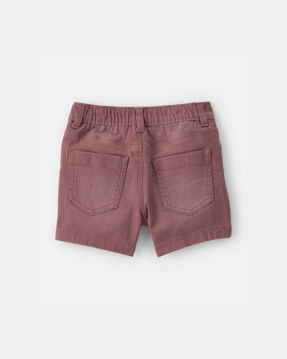 OshKosh B'gosh Uşaq Oğlan Twill Elastikli Şortlar - Qəhvəyi