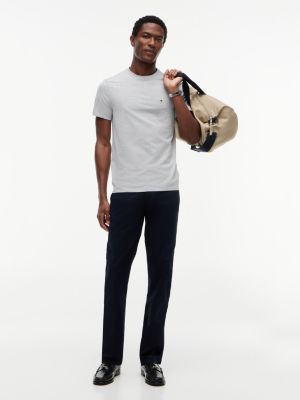Tommy Hilfiger Dar Oturuşlu Köynək, Boz Heather
