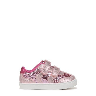 Dr. Scholl's Youth Girls Madison Play Uşaq Krossovkası Hot Çəhrayı Metallik Paillettes 10 M