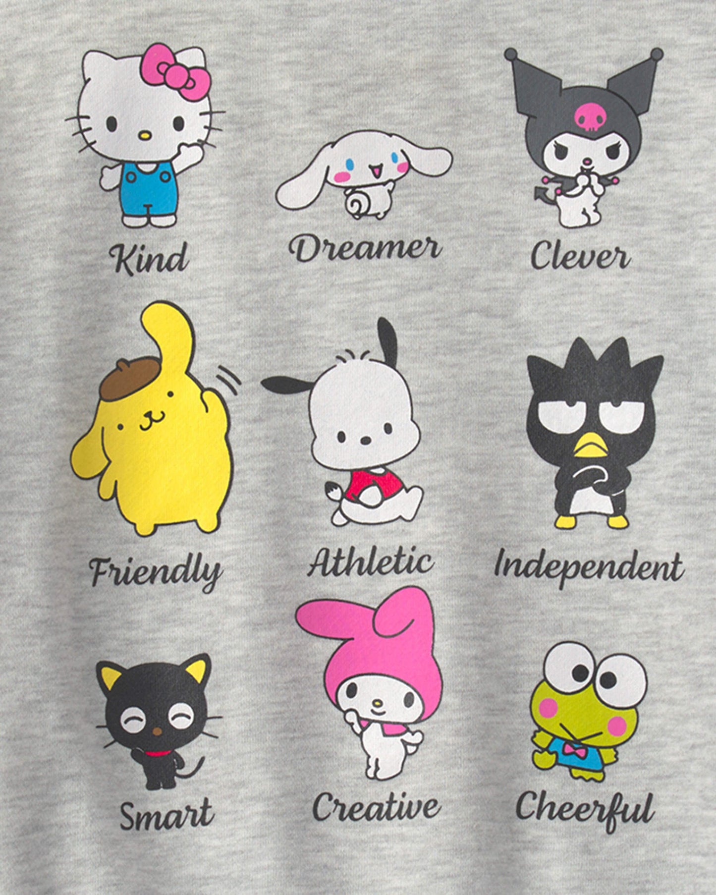 OshKosh B'gosh Qız Hello Kitty® Fransız Tərrisi Pulover Bluzu - Boz