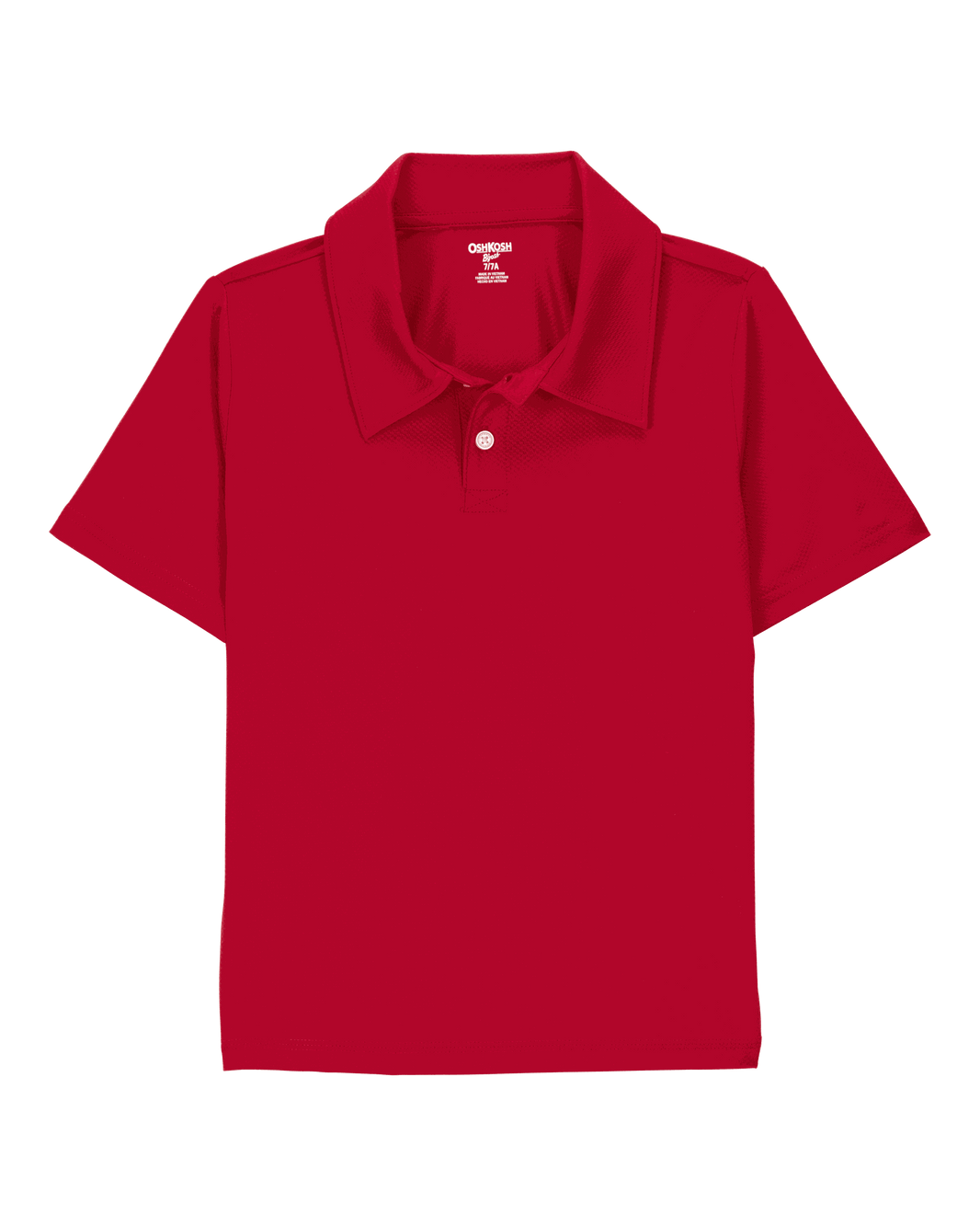 OshKosh B'gosh Uşaq Aktiv Uniforması Polo Köynəyi Rütubət Çəkən BeCool™ Materialında - Qırmızı YoxYox