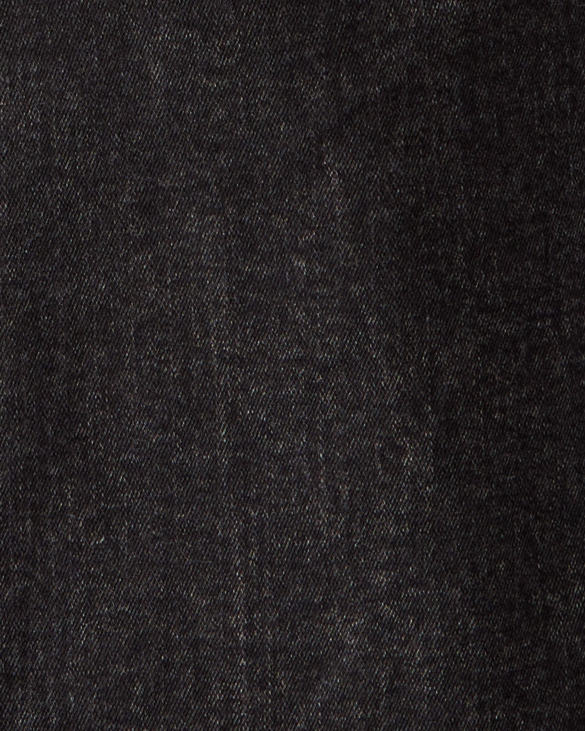 OshKosh B'gosh Oğlan Bol Ikonik Denim Marangoz Pantolonu - Qara Yuyunmuş YoxYox