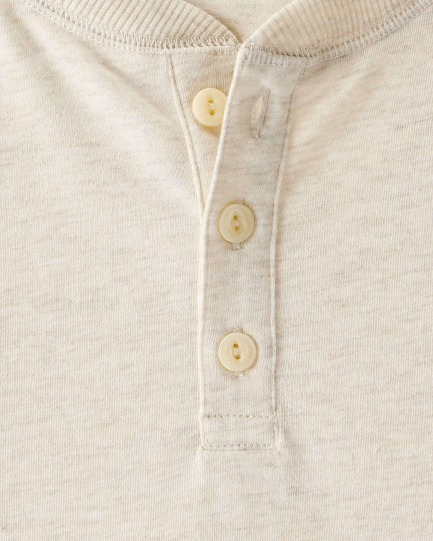 OshKosh B'gosh Oğlanlar Uzun Kollu Henley - Krem YoxYox