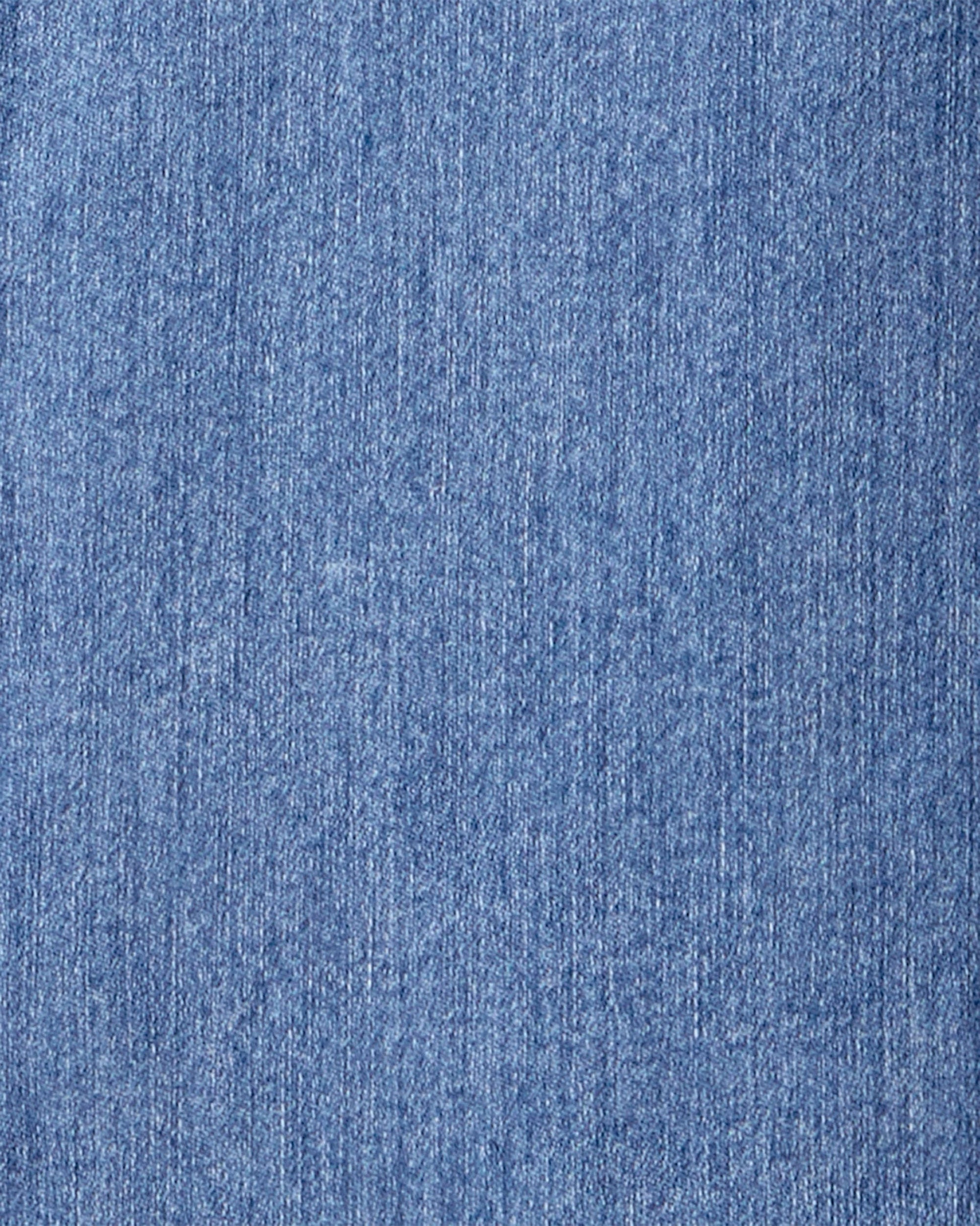 OshKosh B'gosh Qızlar Orta Bel Denim Çəkmə Cins - Mavi YoxYox