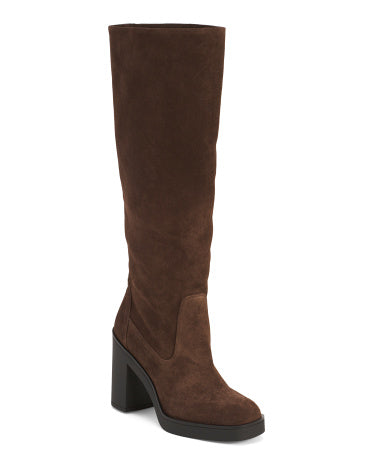 STUART WEITZMAN İspaniyada İstehsal Edilmiş Suede Bethenny 80 Çəkmələri