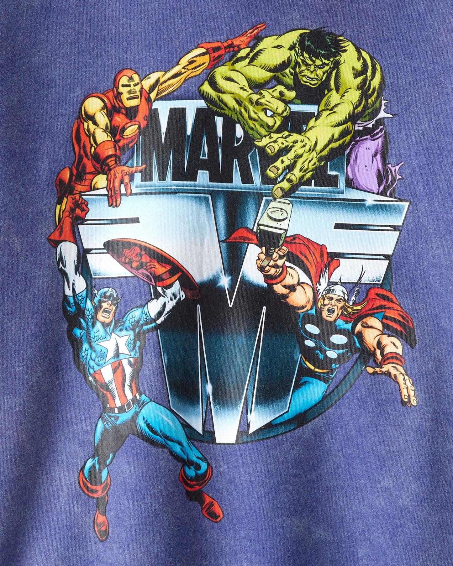 OshKosh B'gosh Oğlan ©Marvel Uzun Kollu Huddi - Mavi