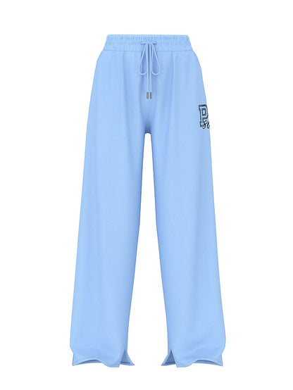PINK Campus Fleece™ Wide-Leg Split-Hem Sweatpants
