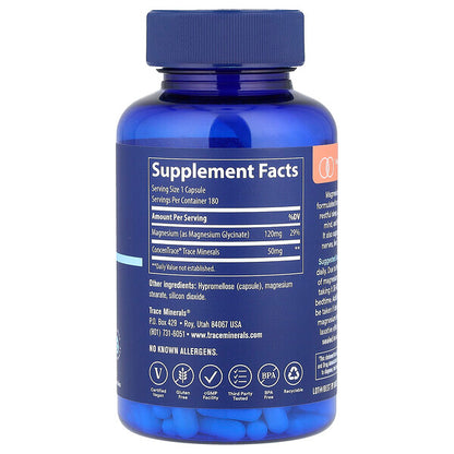 Trace Magnesium Glycinate 120 Mg 180 Kapsul