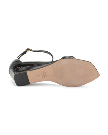 STUART WEITZMAN İspaniyada Hazırlanmış Patent Dəri Nudistcurve 50 Topuqlu Sandal