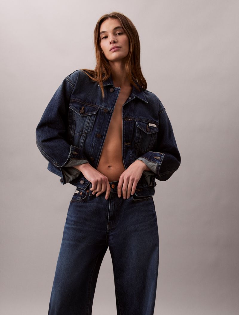 Calvin Klein 90s Denim Trucker Gödəkçəsi