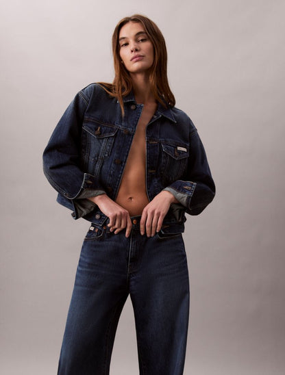 Calvin Klein 90s Denim Trucker Gödəkçəsi