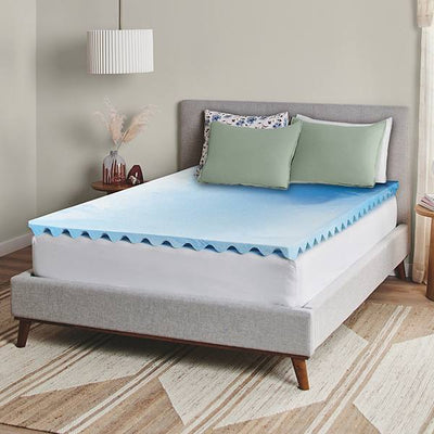 Serta Comfort Boost 2 düymə Yaşıl Çay Yaddaş Köpüyü Matras Üstü
