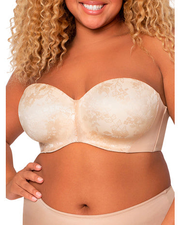 CURVY COUTURE Full Figure Strapless Sensation Multi-way Bra