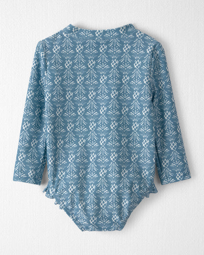 Carter's Qız Uşaq Ekolojiləşdirilmiş Rashguard Paltarı Bloom Lagoon