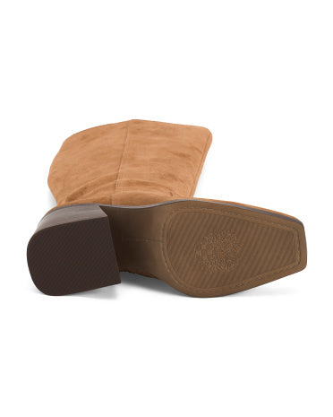 VINCE CAMUTO Suede Sangenti Dizə Qədər Çəkmə
