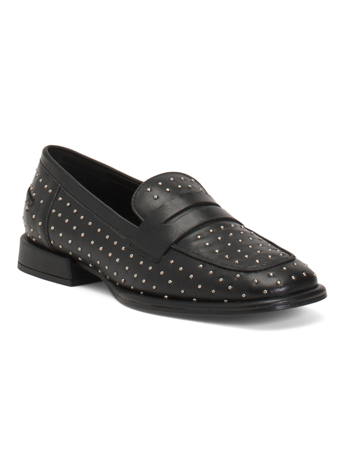 SAINT G Leather Carol Studded Loafers Dəri Loafer Ayaqqabı
