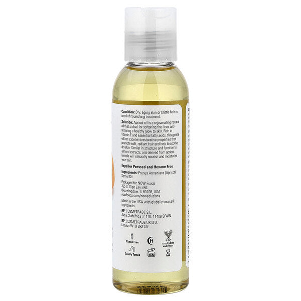 Now Foods Solutions Kayısı Yağı 118 ml