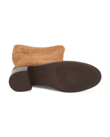 VINCE CAMUTO Suede Amree Yüksək Çəkmə