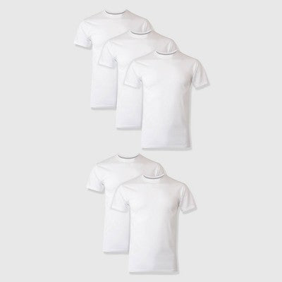 Hanes Premium Hanes Kişi Premium 5-li Dəst Dar Oturan Boyunboğazlı T-Shirt - Ağ M