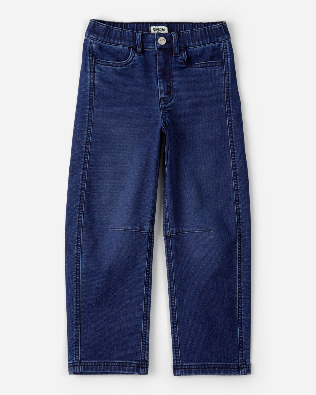 OshKosh B'gosh Qız Tünd Mavi Cins Barrel Şalvarları
