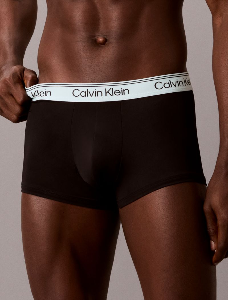 Calvin Klein Microfiber Stretch 3 Paket Aşağı Bel Döşəməsi