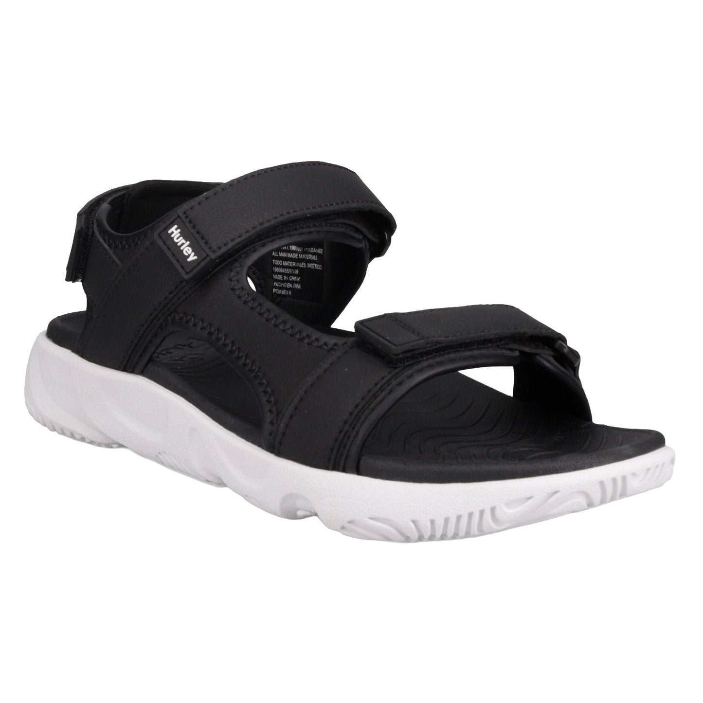 Hurley Kişi Derili Sandal Qara