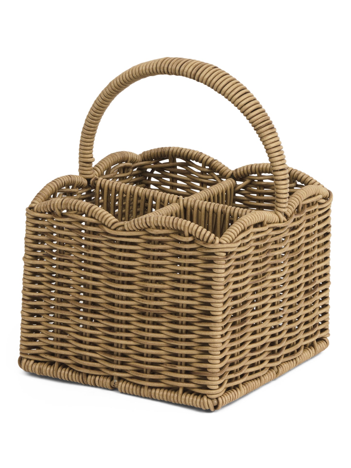 MADE IN VIETNAM Dörd Bölməli Kvadrat Organizer Cıdarlı