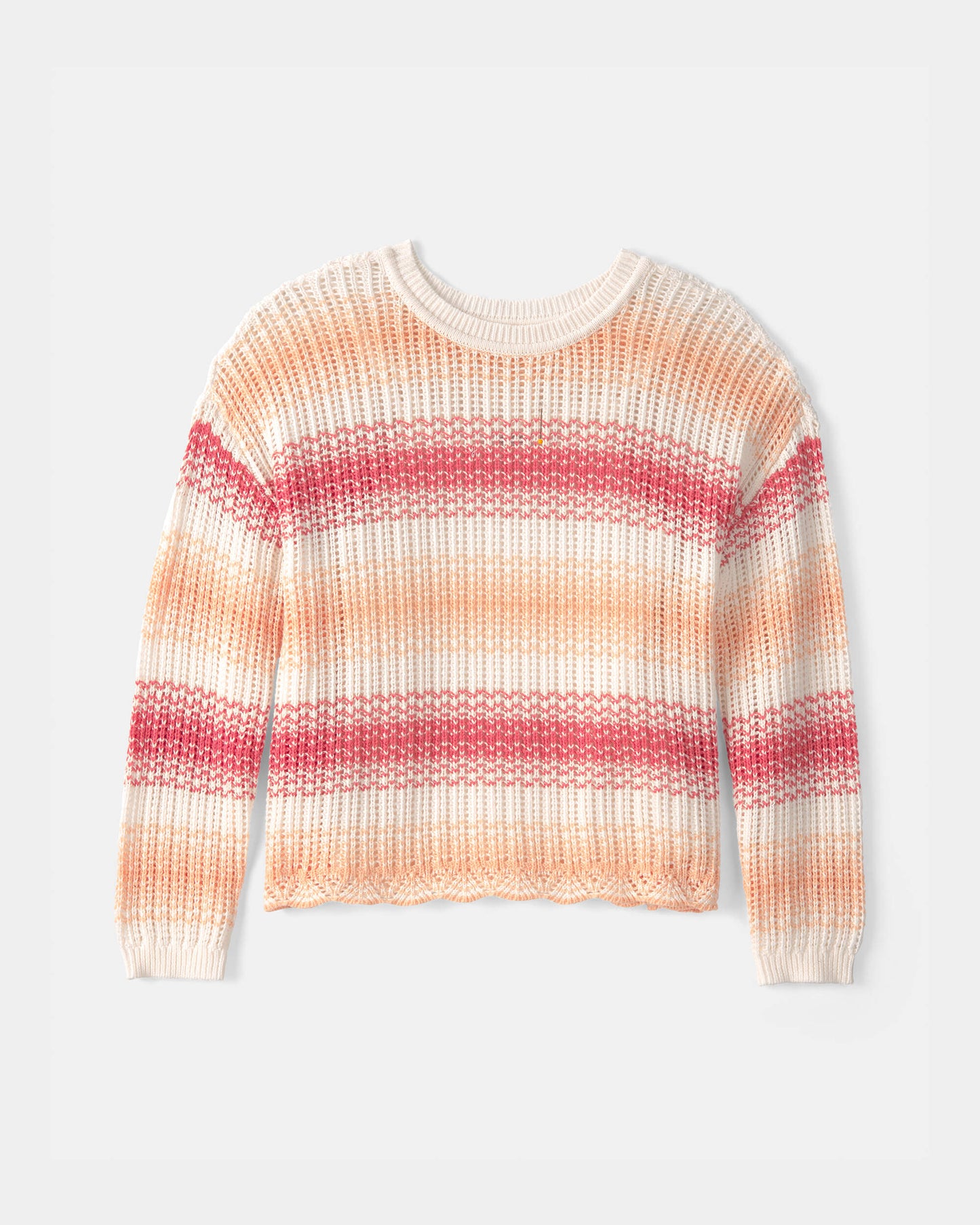 OshKosh B'gosh Qız Çizgili Sviter - Mərcan
