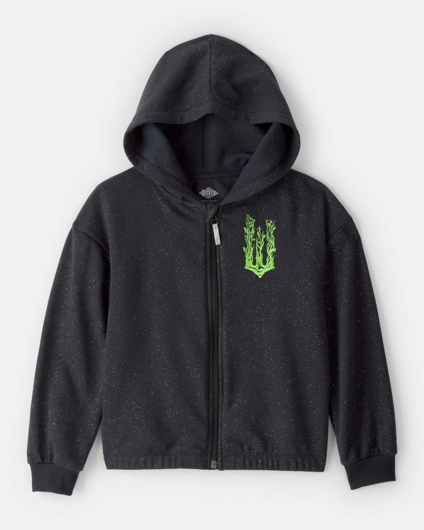 OshKosh B'gosh Qız Uşaq Wicked Elphaba Parlaq Huddi - Qara