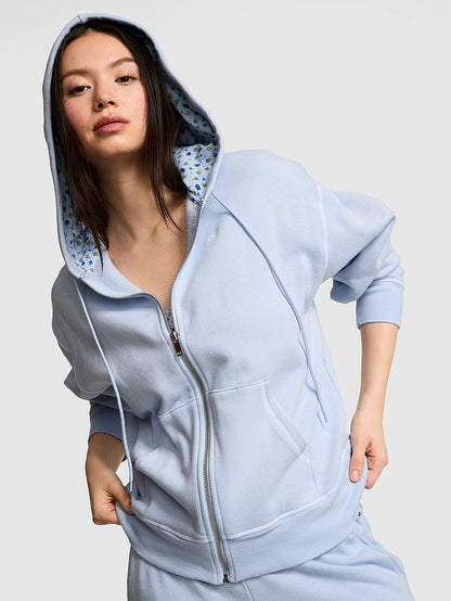 PINK Berry Full Zip Hooded Sweatshirt