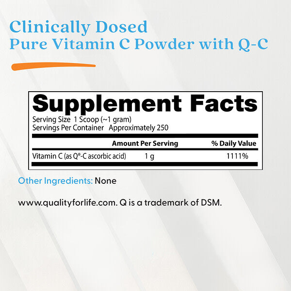 Doctor's Best Saf C Vitamini Tozu Q C ilə 250 G