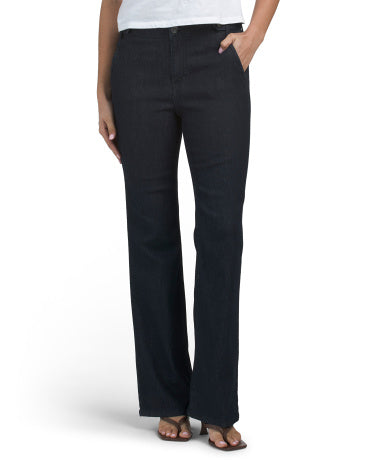 D. JEANS Yüksək Bel Bootcut Cins