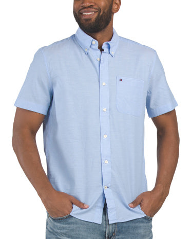 Wainwright Solid Qısaq Tənli Regular Fit Köynək