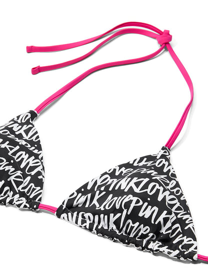 PINK Reversibel Üçbucaqlı String Bikini Üstü