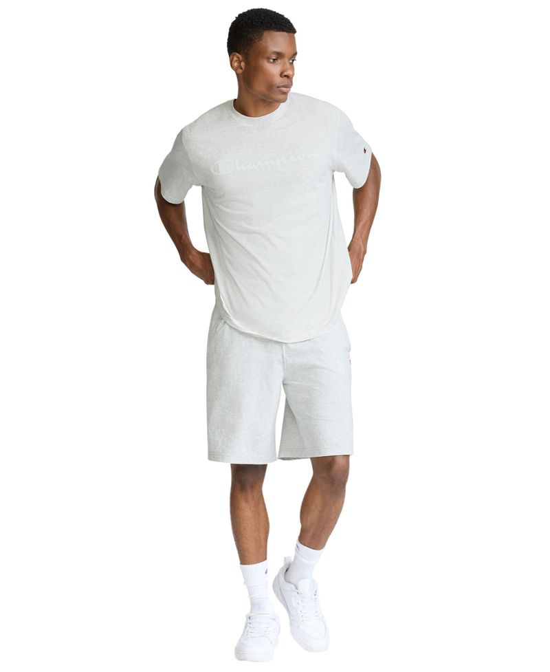 Champion Kişi Klassik Qrafik Tonal Skript Logo T-Shirt