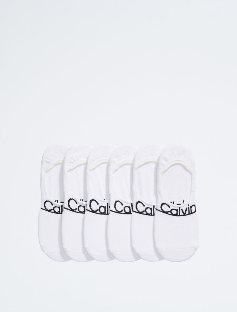 Calvin Klein Düz Toxunma 6 Cüt Taban Corabı