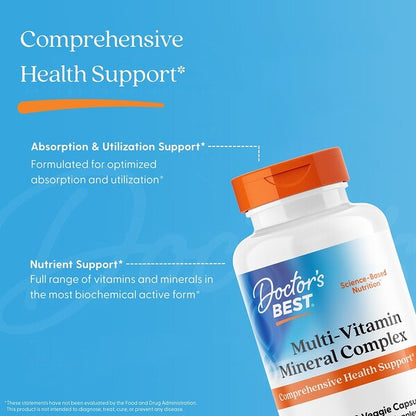 Doctor's Best Multi Vitamin Mineral Complex 90 Veggie Kapsula