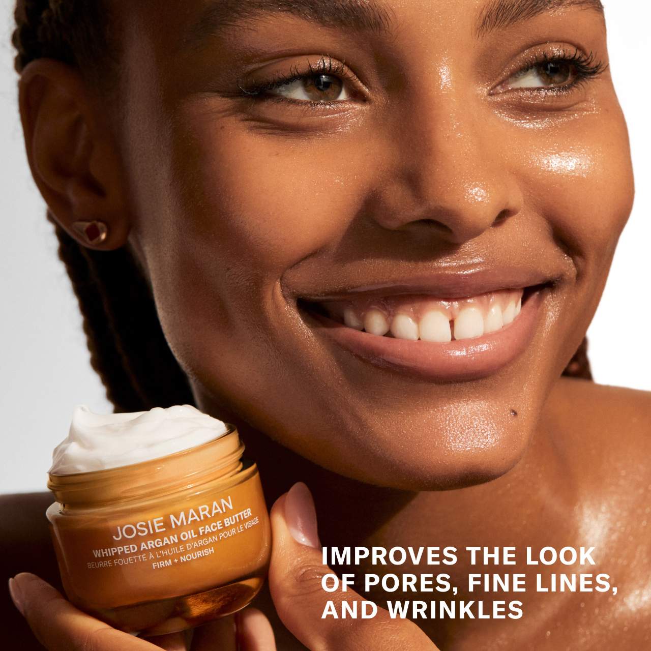JOSIE MARAN Çırpılmış Argan Yağı Sıxlaşdırıcı + Nəmləndirici Üz Kremi