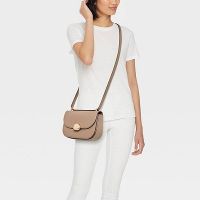 A New Day Flap Crossbody Bag Qəhvəyi
